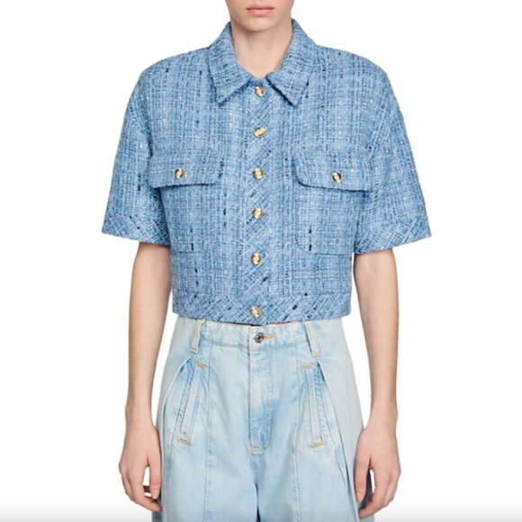 Sandro Ornelle Button Up Shirt - Picture 1 of 8